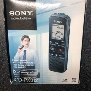 Sony ICD-PX312 Digital USB MP3 Voice Recorder New W/box NO SD card